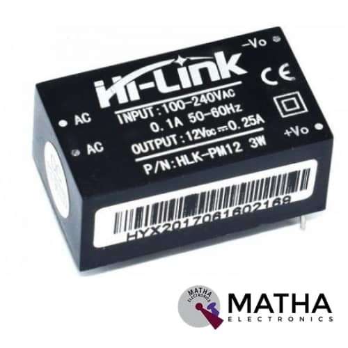 AC-DC Power Module HLK-PM12 230V to 12V /3W