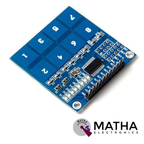 8 CHANNEL TTP226 CAPACITIVE TOUCH SENSOR
