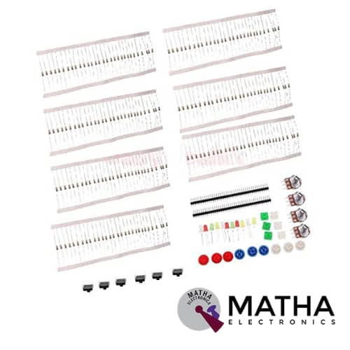 A1 Universal Carbon Resistors A1 Universal Carbon Resistors & Rotary Potentiometers Parts Set for Arduino