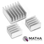 Aluminum Heatsink Cooler Cooling Kit for Raspberry Pi 3/2 Model 3B+ - 3 Piece