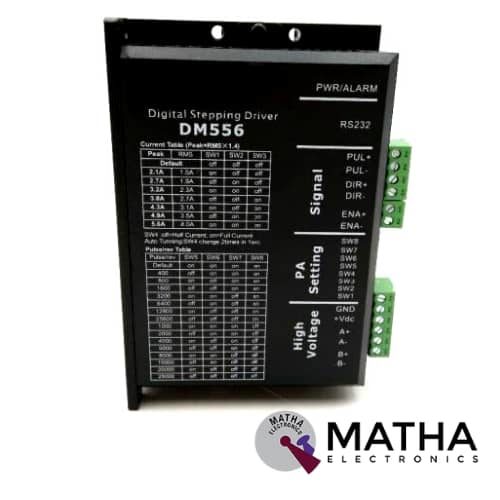 DM556 Digital Stepper Motor Driver with Micro Stepping 20 to 50V 5.6A