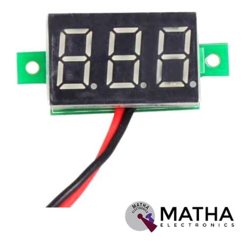 Mini 0.36 Digital Voltmeter DC 4.7-32V 2 Wires Voltage Panel Meter LED Display - Red