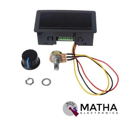 DC 6-30V 6V 12V 24V 5A PWM Motor Speed Controller with Digital Display