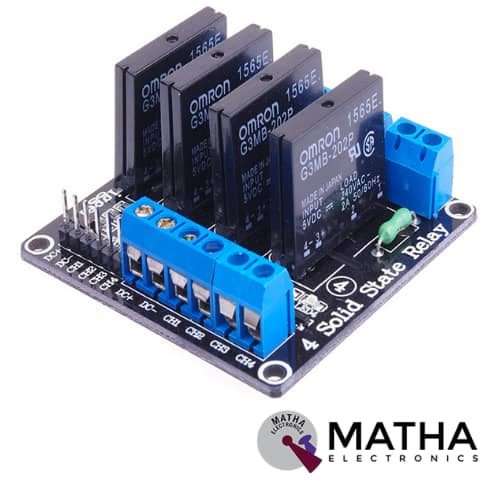 Solid Relay Module 4 channel 5v low level trigger for Arduino