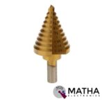 Triangular Shank HSS Step Cone Drill Titanium Bit Hole Cutter 1 or 4 1 3 or 8 Inch