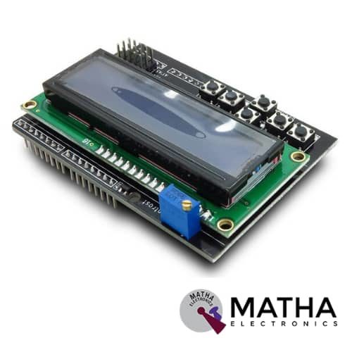 16x2 (1602) LCD Keypad Shield