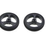 2pcs x Small Rubber Wheel for N20 Motor – 34x7 mm Diameter
