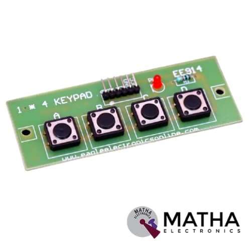 1x4 Key Matrix Switch Keypad