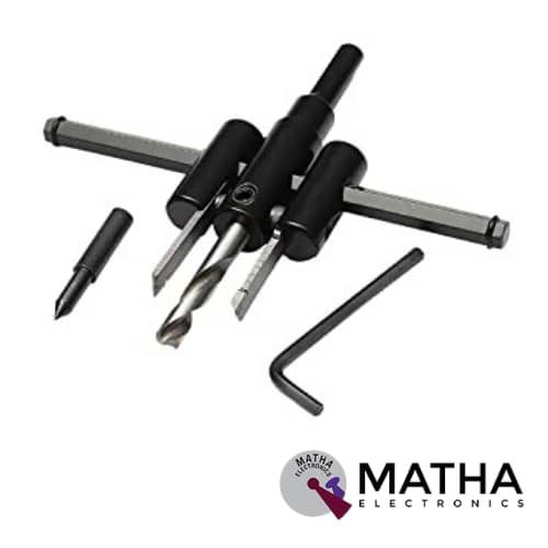 30mm-120mm Adjustable Circle Cutter Metal Wood Circle Hole Saw Drill Bit Cutter