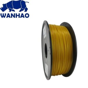 PLA 1.75 mm 1 kg Filament for 3D Printer, Gold Wanhao