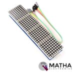 MAX7219 Dot Led Matrix Module 4 In 1 Display with 5P Line Module For Arduino Micro-controller - Image 2