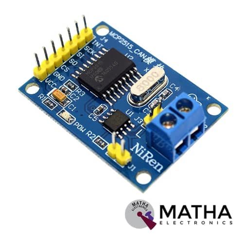 MCP2515 CAN Module TJA1050 Receiver SPI 51 Single Chip Program Routine Arduino