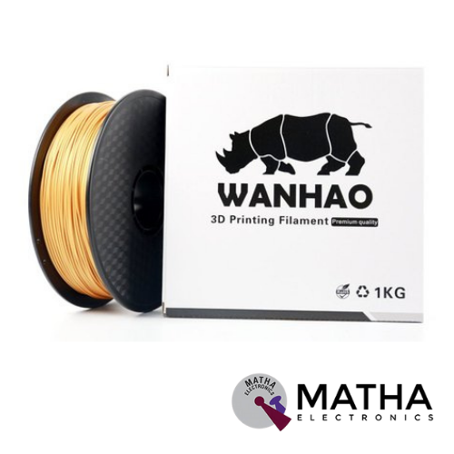 1.75mm PLA 3D Printer Filament Gold Wanhao