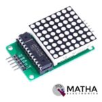 Square MAX7219 8x8 LED Dot Matrix Display Module - Image 2
