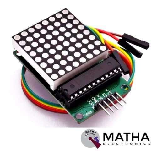Square MAX7219 8x8 LED Dot Matrix Display Module