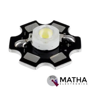 3W LED Module High-Power with PCB Chassis for Arduino STM32 AVR