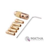 Drill Bits Shank Metal Drill Chuck Collet Bits Rotary with Screw, 0.5-3 mm, 3.17 mm, Set of 7