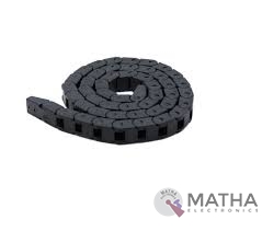 1 meter 7 x 7 mm Cable drag Chain Wire Carrier With End Fits