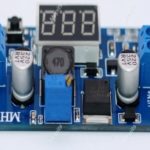 LM2596 2A Buck Step-down Power Converter Module DC 4 ~ 40 to 1.3-37V LED Voltmeter
