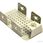 4 Wheel Metal Chassis Grey for Robotics