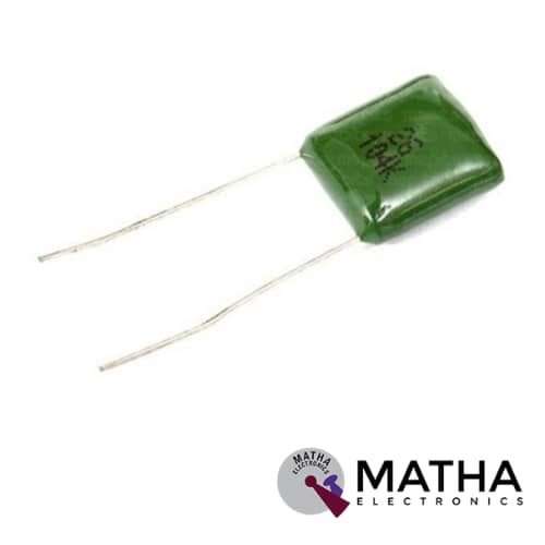 100nf 400V DC Green Polyester Capacitor