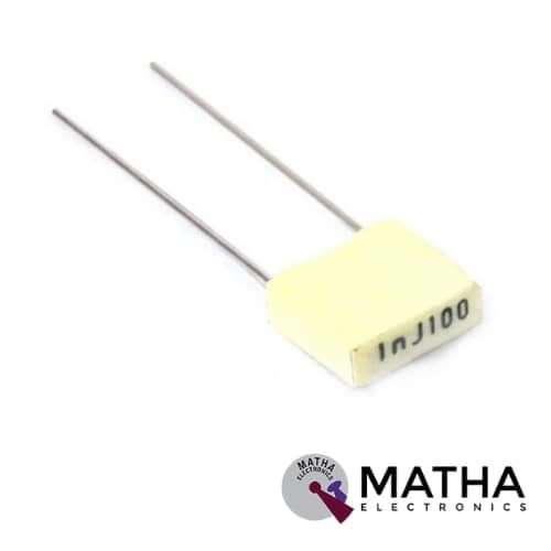 1nf 100V 5mm Pitch Box Capacitor (10 pcs)