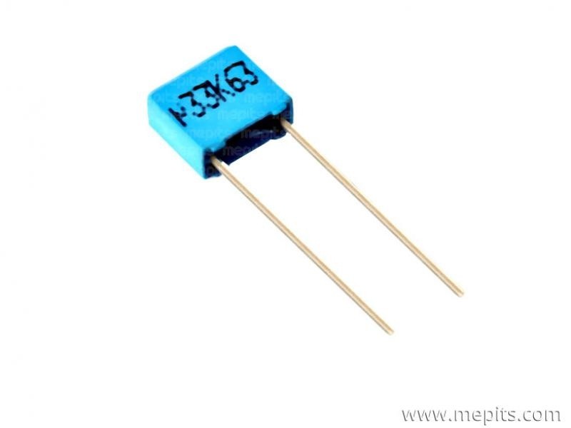 330 330nf 63V 5mm Pitch Box Capacitor (5 pcs)