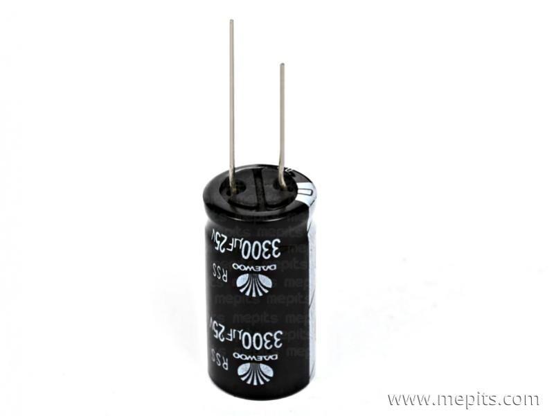 330025 3300uf 25V DC Electrolytic Capacitor