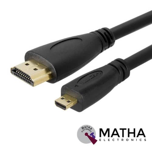 Electrobot Micro HDMI to HDMI Cable (Compatible with Raspberry Pi 4)