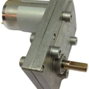 Square Geared Motor 300 rpm- High Torque