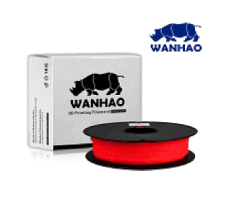 red Red PLA 1.75 mm 1 KG Filament-Wanhao