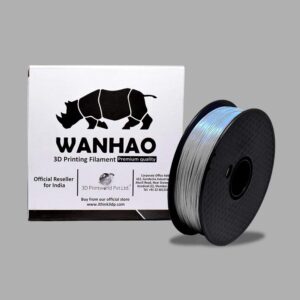 Silver ABS 1.75 mm 1 KG Filament-Wanhao
