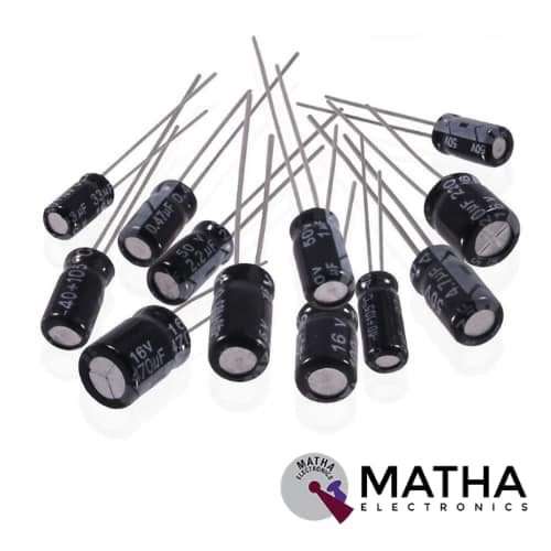 120pcs 12 values 0.22UF-470UF Aluminum electrolytic capacitor assortment kit set pack