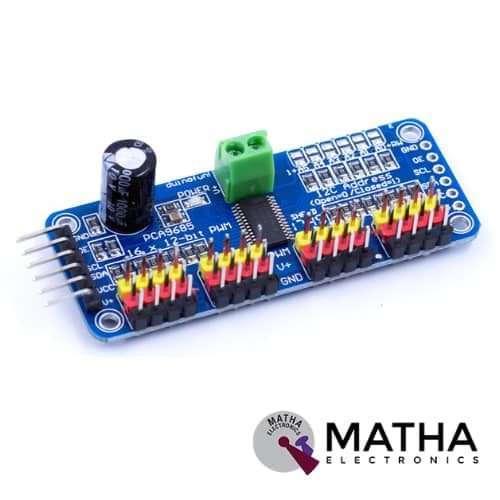 16-Channel 12-bit PWM/Servo Driver I2C interface PCA9685 for Arduino Raspberry Pi