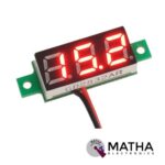 2 Wires 0.28 inch Digital Voltmeter DC 0-100V Red Light LED Panel Voltage Meter