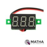 2 Wires 0.28 inch Digital Voltmeter DC 0-100V Red Light LED Panel Voltage Meter - Image 2