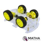 4-wheel Robot Smart Car Chassis Kits Car Model with Speed Encoder - Image 2