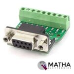 DB9 Female screw Terminal to RS232 RS485 Conversion Board