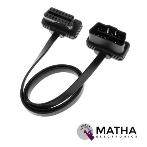 ELM327 16-Pin OBD2 Extension Cable – Male To Female – 10 Meters / 32 Feet – Diagnostic Tool Adapter