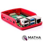 Raspberry pi 4 official case - Red and White - Image 2