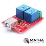 USB PC Intelligent Control Module 2 Channel 5V Relay Module
