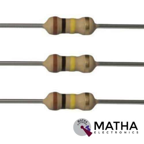 100KOhm ¼ Watt Carbon Film Resistor 100KOhm ¼ Watt Carbon Film Resistor - Image 1