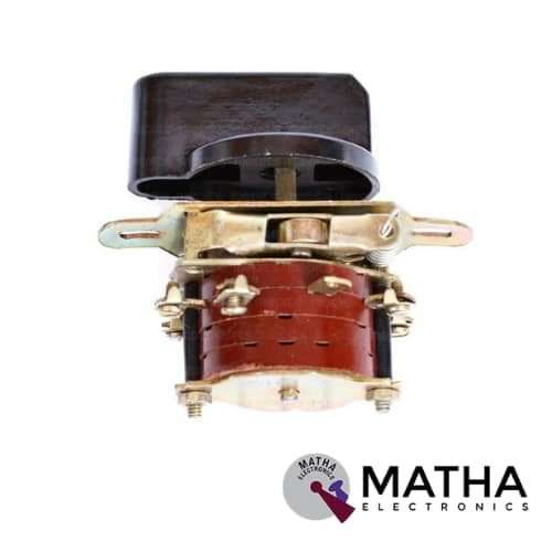 10A One Pole Seven Way Rotary Switch Metal