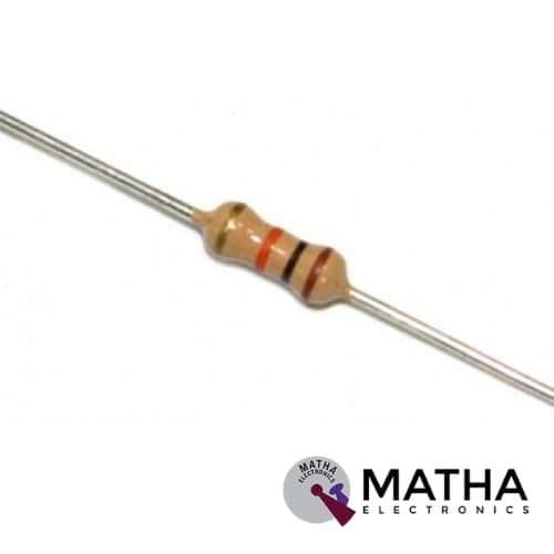 1KOhm ¼ Watt Carbon Film Resistor