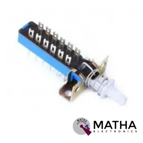 4 Pole 2 Way DPDT 12pin ON OFF Switch