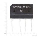 D35SB60 Flat Bridge Rectifier 35A 600V