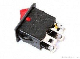4A SPST ON OFF Rocker Switch with Indicator