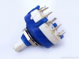 3 Pole 4 Way Rotary Switch Plastic