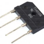 TS4B05G Flat Bridge Rectifier 4A 50V