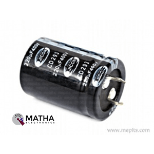 dryd 220uf 400V DC Electrolytic Capacitor
